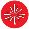 Aerial Fireworks Icon