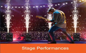 Aerial fireworks - stage-performances